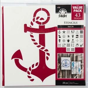 SEA life FolkArt 43 Stencils